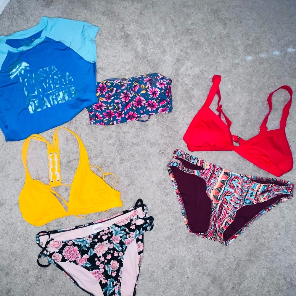 Colorful Swimwear Set Xs-m